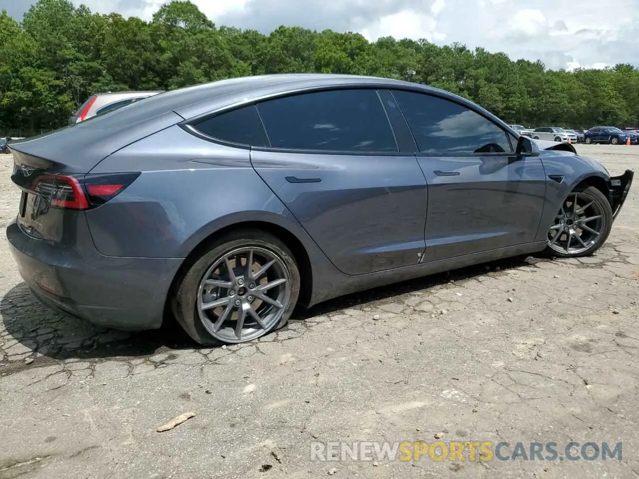 3 Photograph of a damaged car 5YJ3E1EB5NF289139 TESLA MODEL 3 2022
