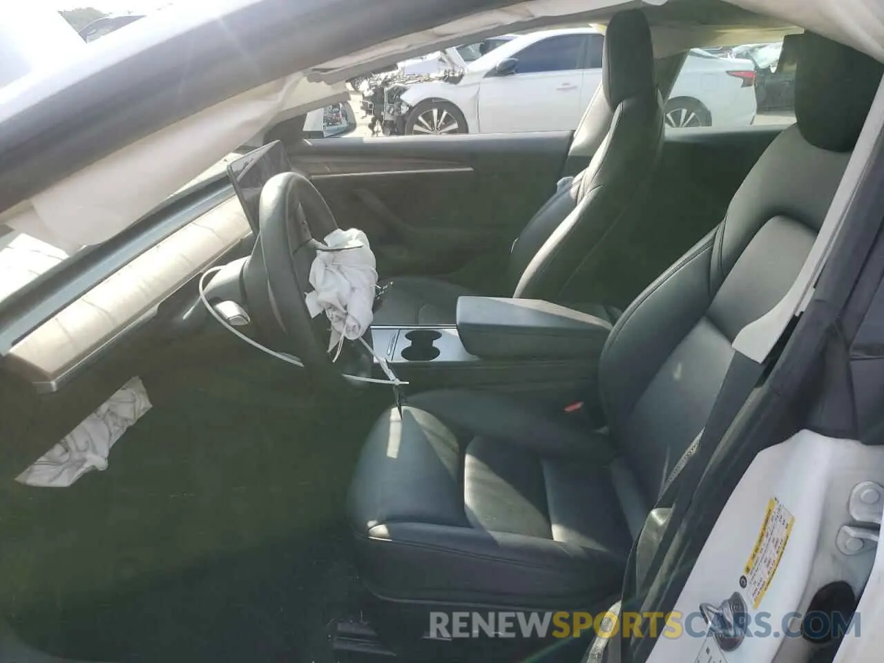 7 Photograph of a damaged car 5YJ3E1EB5NF290131 TESLA MODEL 3 2022