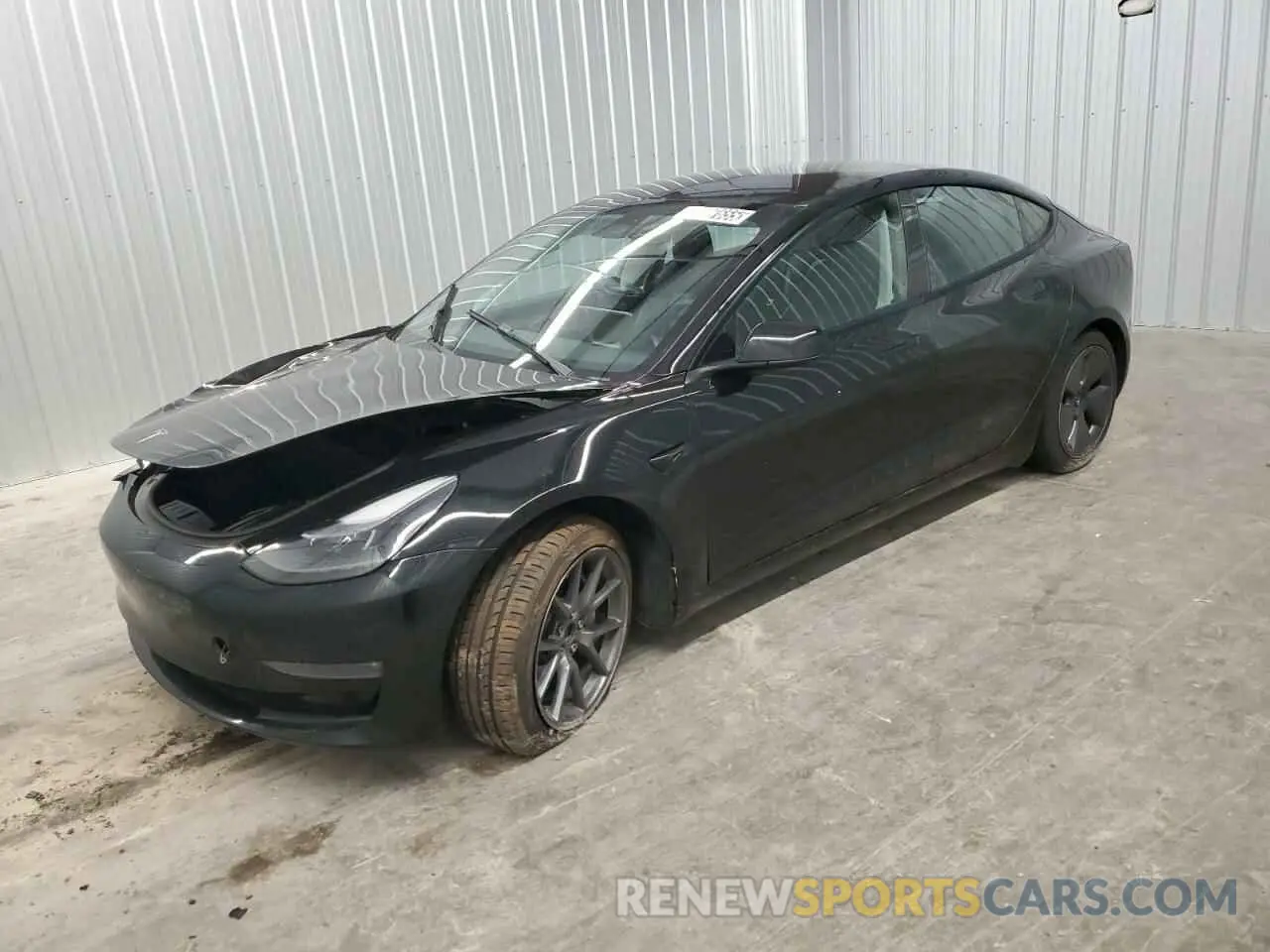 1 Photograph of a damaged car 5YJ3E1EB5NF290789 TESLA MODEL 3 2022