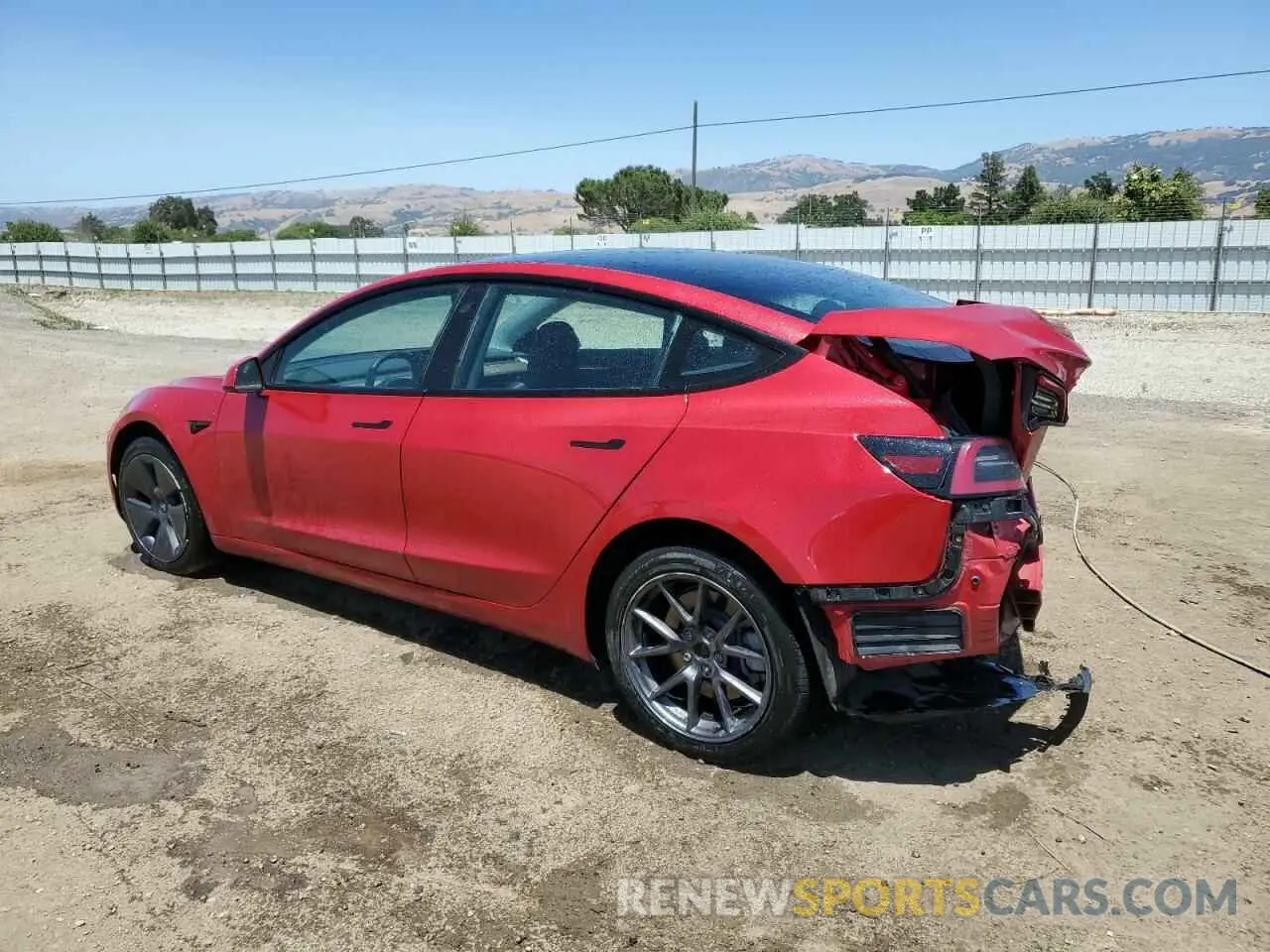 2 Фотография поврежденного автомобиля 5YJ3E1EB5NF297659 TESLA MODEL 3 2022