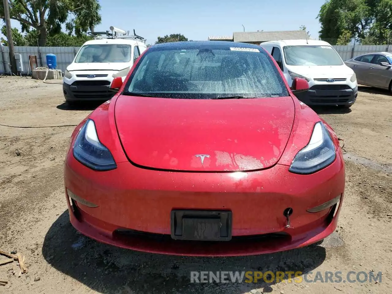 5 Фотография поврежденного автомобиля 5YJ3E1EB5NF297659 TESLA MODEL 3 2022