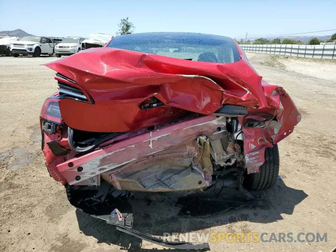 6 Фотография поврежденного автомобиля 5YJ3E1EB5NF297659 TESLA MODEL 3 2022