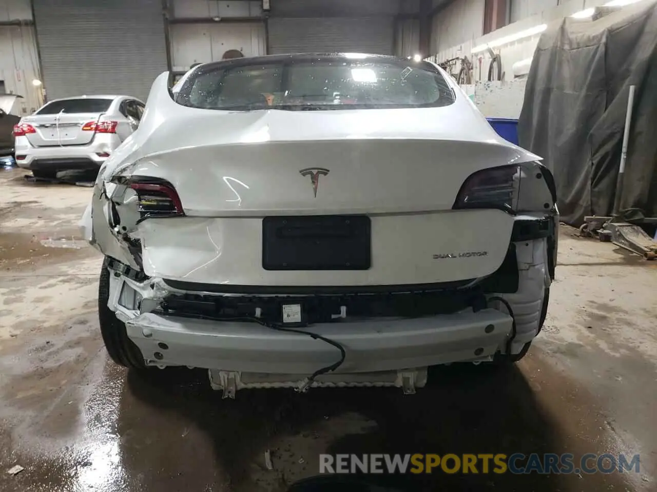 6 Фотография поврежденного автомобиля 5YJ3E1EB5NF334516 TESLA MODEL 3 2022