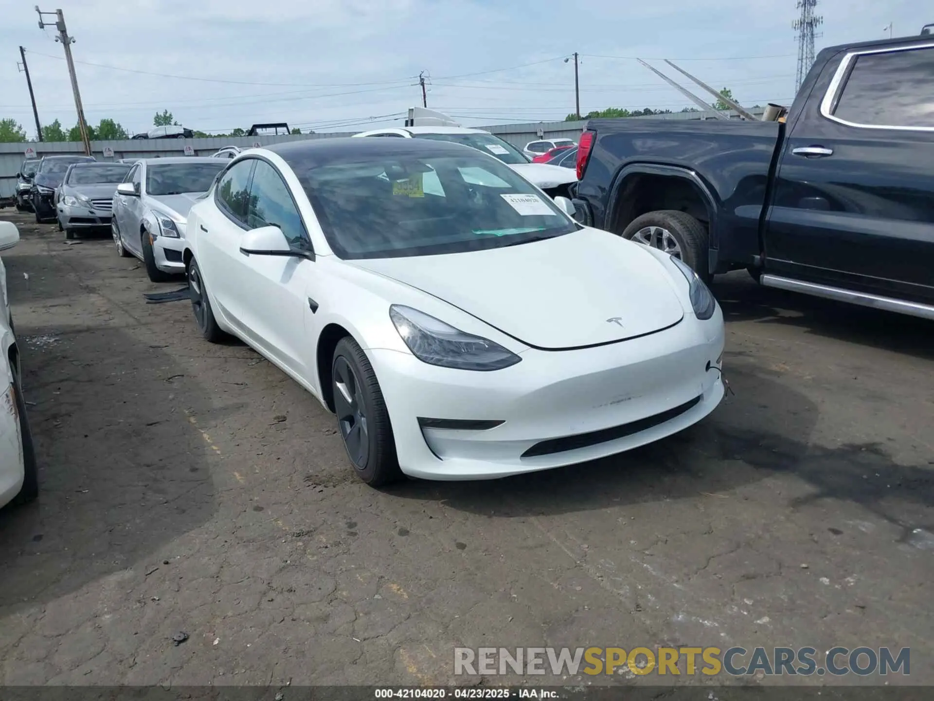 1 Фотография поврежденного автомобиля 5YJ3E1EB5NF349078 TESLA MODEL 3 2022