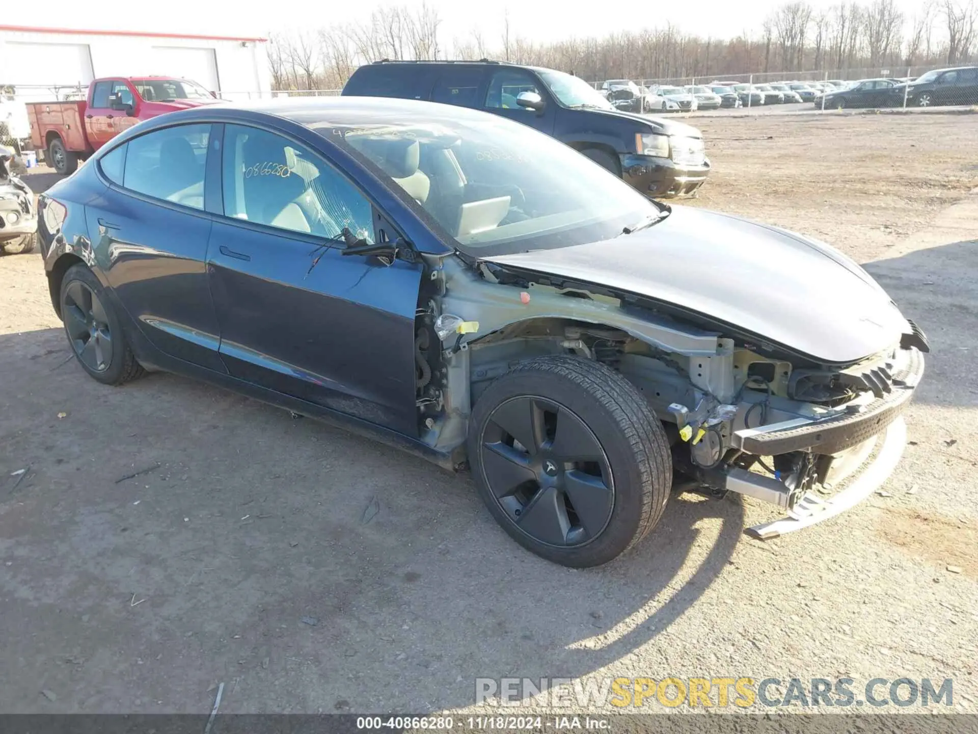 1 Фотография поврежденного автомобиля 5YJ3E1EB6NF117069 TESLA MODEL 3 2022