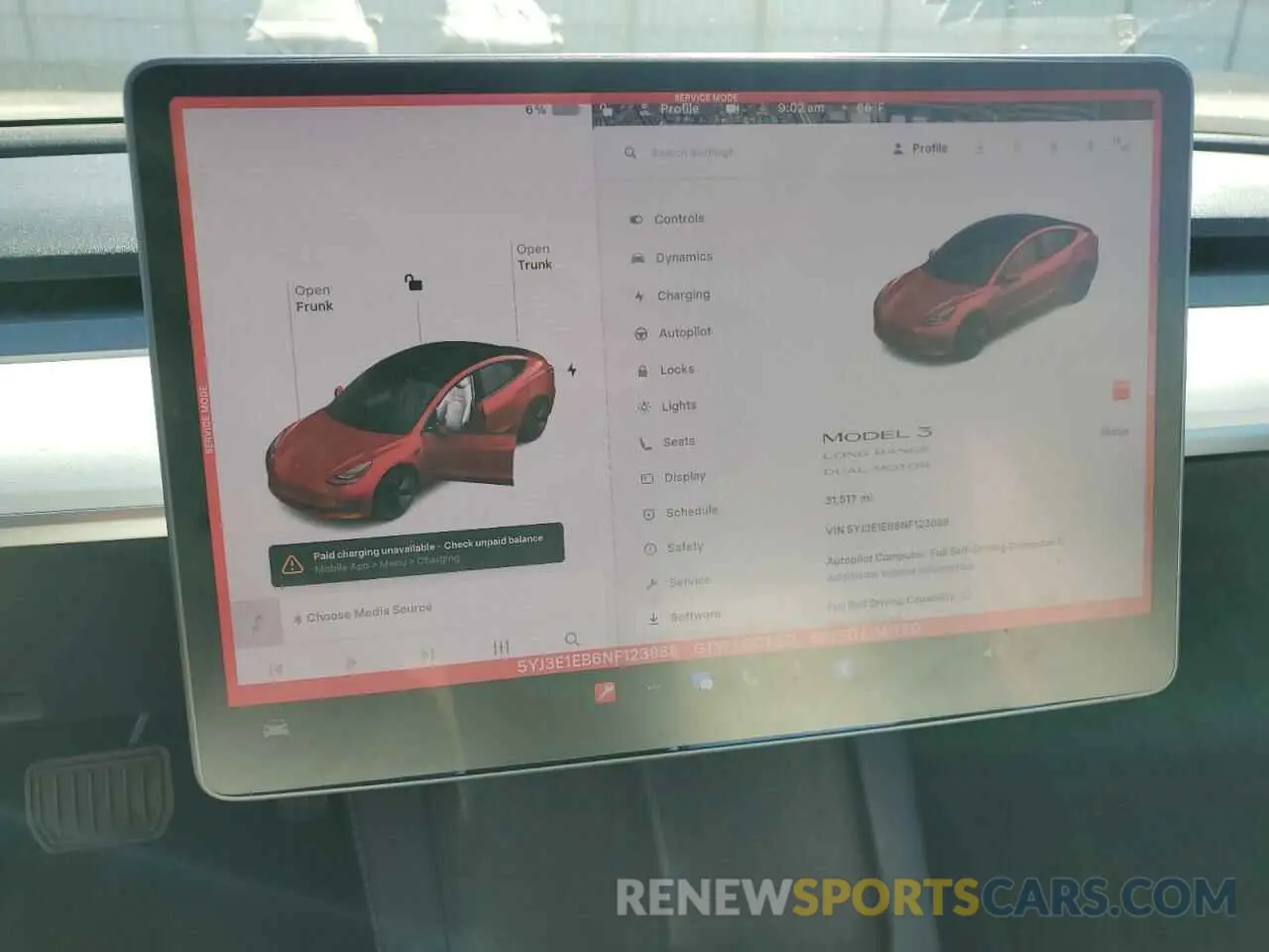 9 Фотография поврежденного автомобиля 5YJ3E1EB6NF123888 TESLA MODEL 3 2022