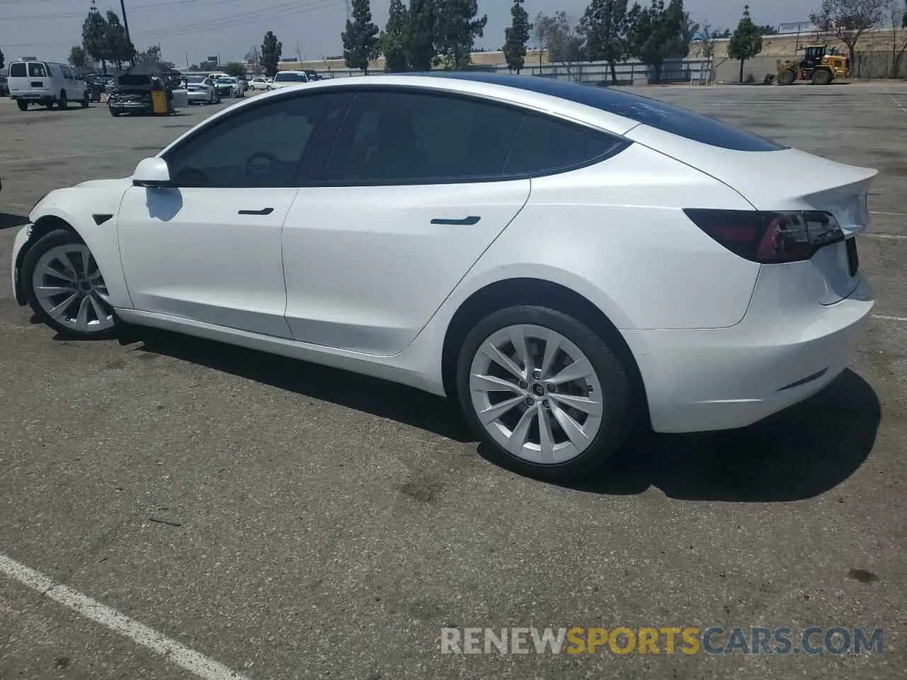 2 Фотография поврежденного автомобиля 5YJ3E1EB6NF127326 TESLA MODEL 3 2022