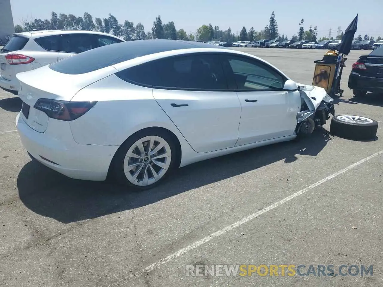3 Фотография поврежденного автомобиля 5YJ3E1EB6NF127326 TESLA MODEL 3 2022