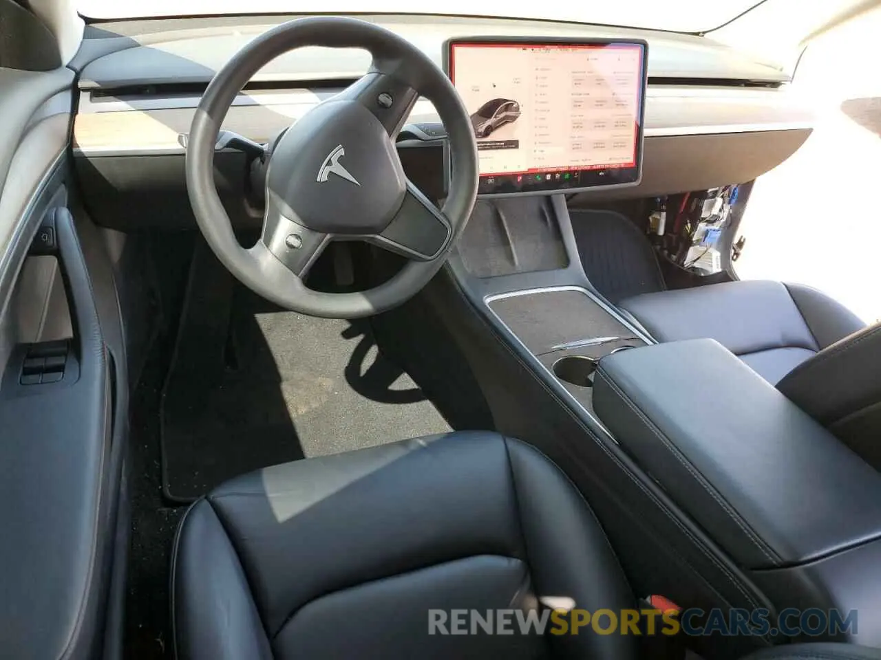 8 Photograph of a damaged car 5YJ3E1EB6NF178423 TESLA MODEL 3 2022