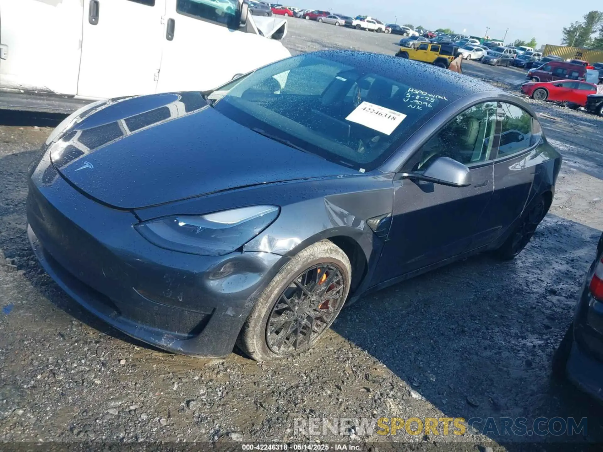 2 Фотография поврежденного автомобиля 5YJ3E1EB6NF189096 TESLA MODEL 3 2022