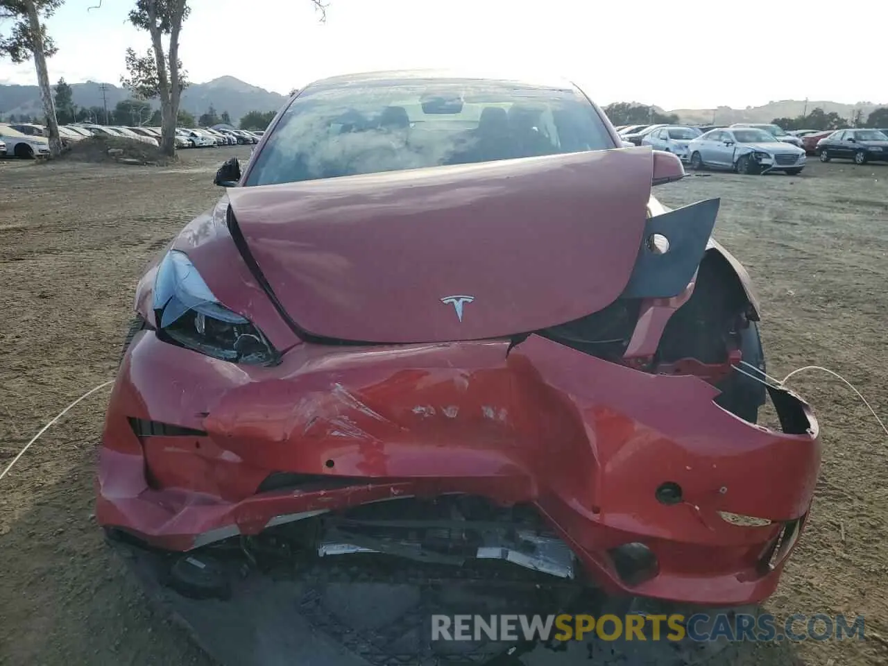 5 Photograph of a damaged car 5YJ3E1EB6NF206804 TESLA MODEL 3 2022