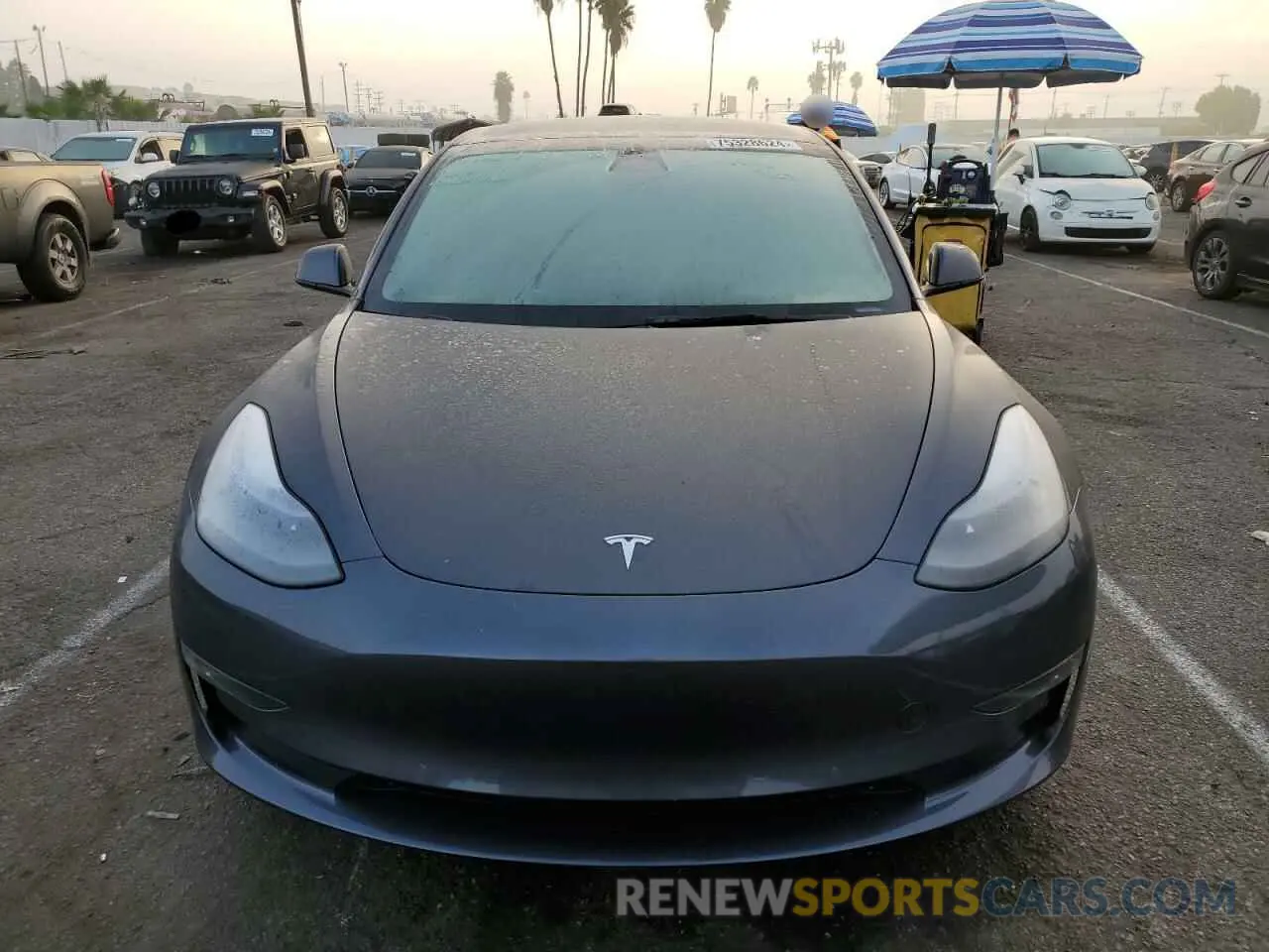 5 Photograph of a damaged car 5YJ3E1EB6NF222162 TESLA MODEL 3 2022