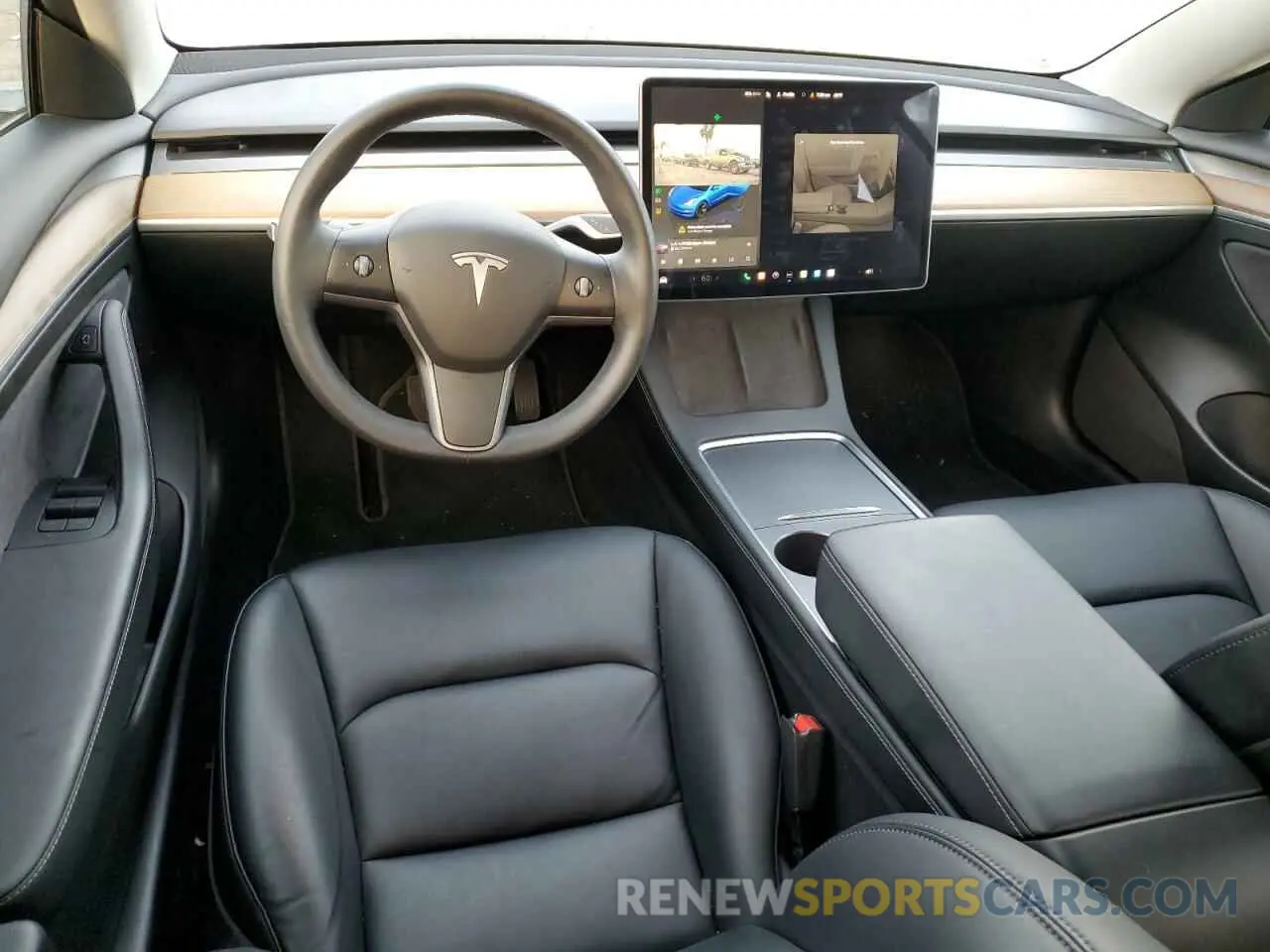 8 Photograph of a damaged car 5YJ3E1EB6NF222162 TESLA MODEL 3 2022