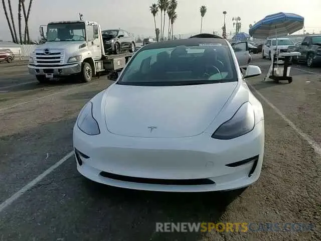10 Photograph of a damaged car 5YJ3E1EB6NF238796 TESLA MODEL 3 2022