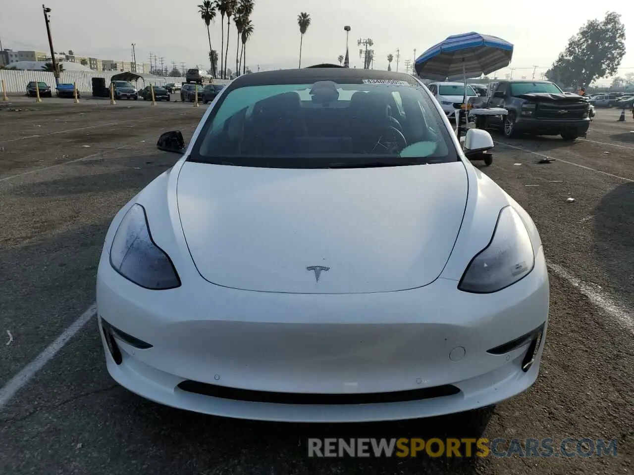 5 Photograph of a damaged car 5YJ3E1EB6NF238796 TESLA MODEL 3 2022