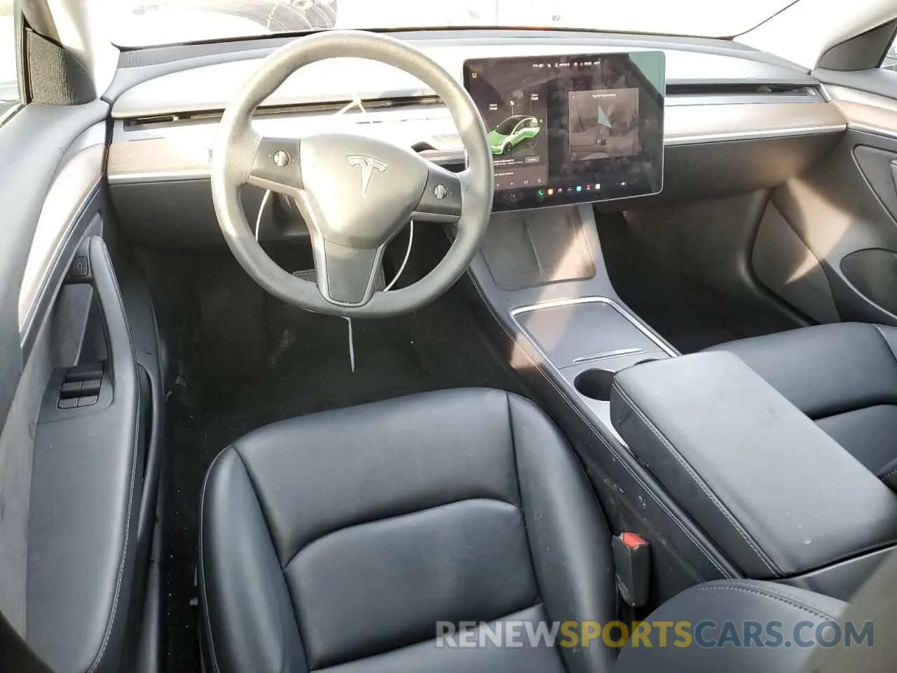 8 Photograph of a damaged car 5YJ3E1EB6NF238796 TESLA MODEL 3 2022