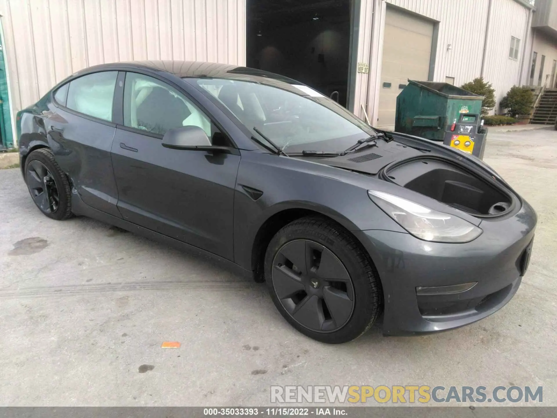 1 Фотография поврежденного автомобиля 5YJ3E1EB6NF247532 TESLA MODEL 3 2022