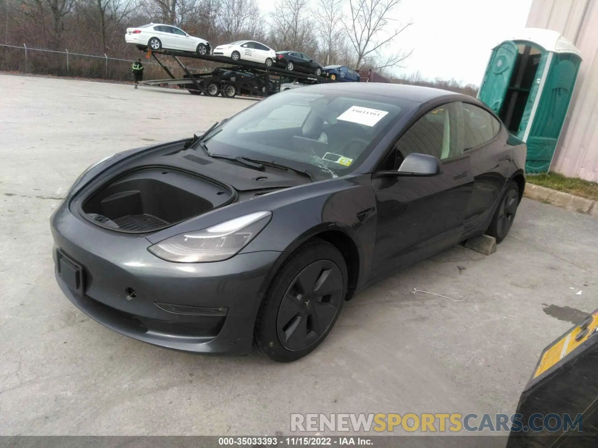2 Фотография поврежденного автомобиля 5YJ3E1EB6NF247532 TESLA MODEL 3 2022