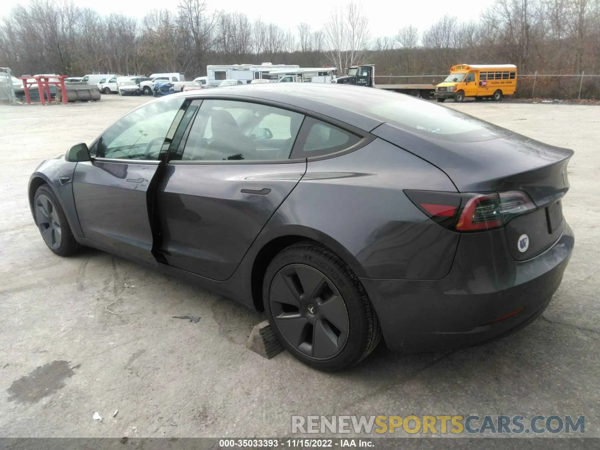 3 Фотография поврежденного автомобиля 5YJ3E1EB6NF247532 TESLA MODEL 3 2022
