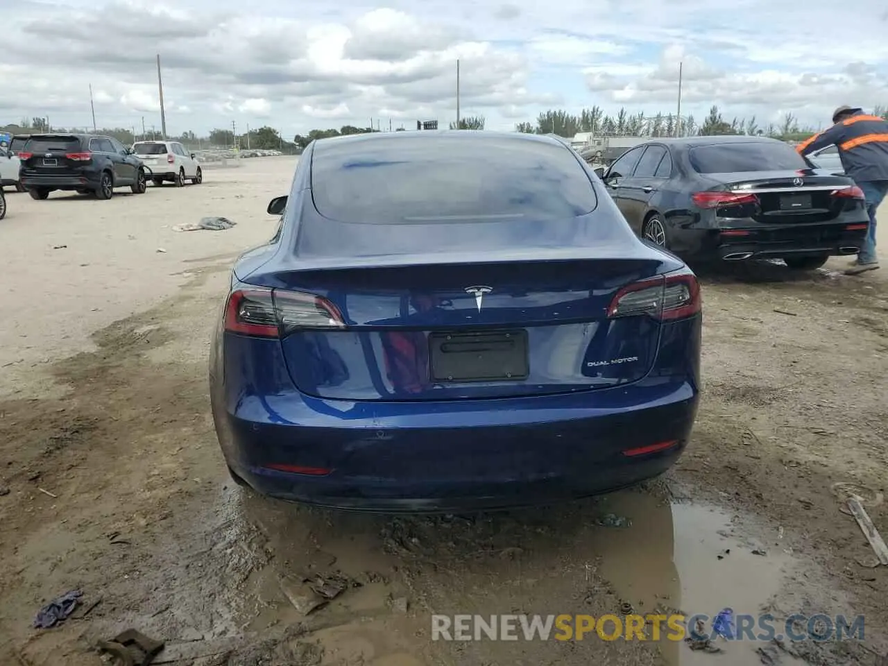 6 Фотография поврежденного автомобиля 5YJ3E1EB6NF248356 TESLA MODEL 3 2022