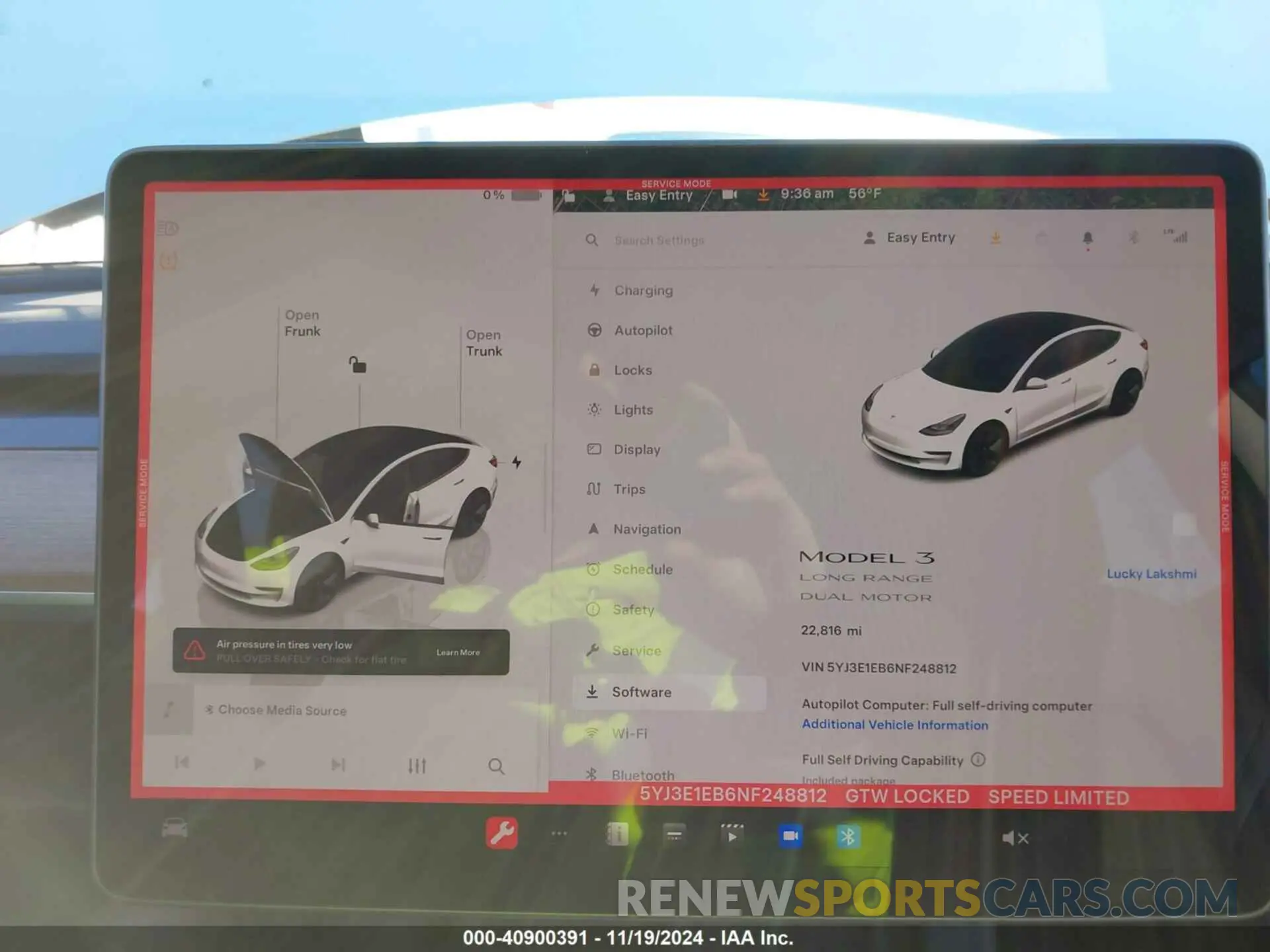 18 Photograph of a damaged car 5YJ3E1EB6NF248812 TESLA MODEL 3 2022