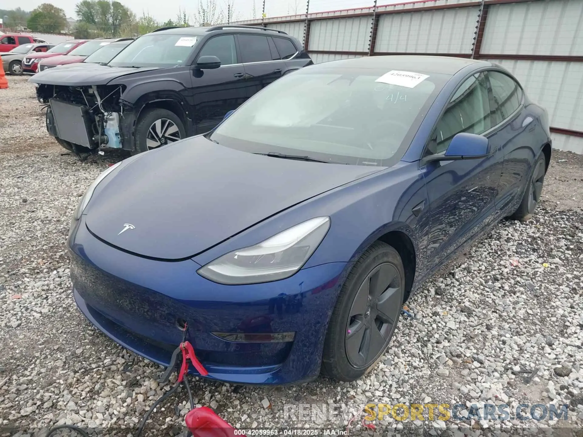 2 Фотография поврежденного автомобиля 5YJ3E1EB6NF250866 TESLA MODEL 3 2022
