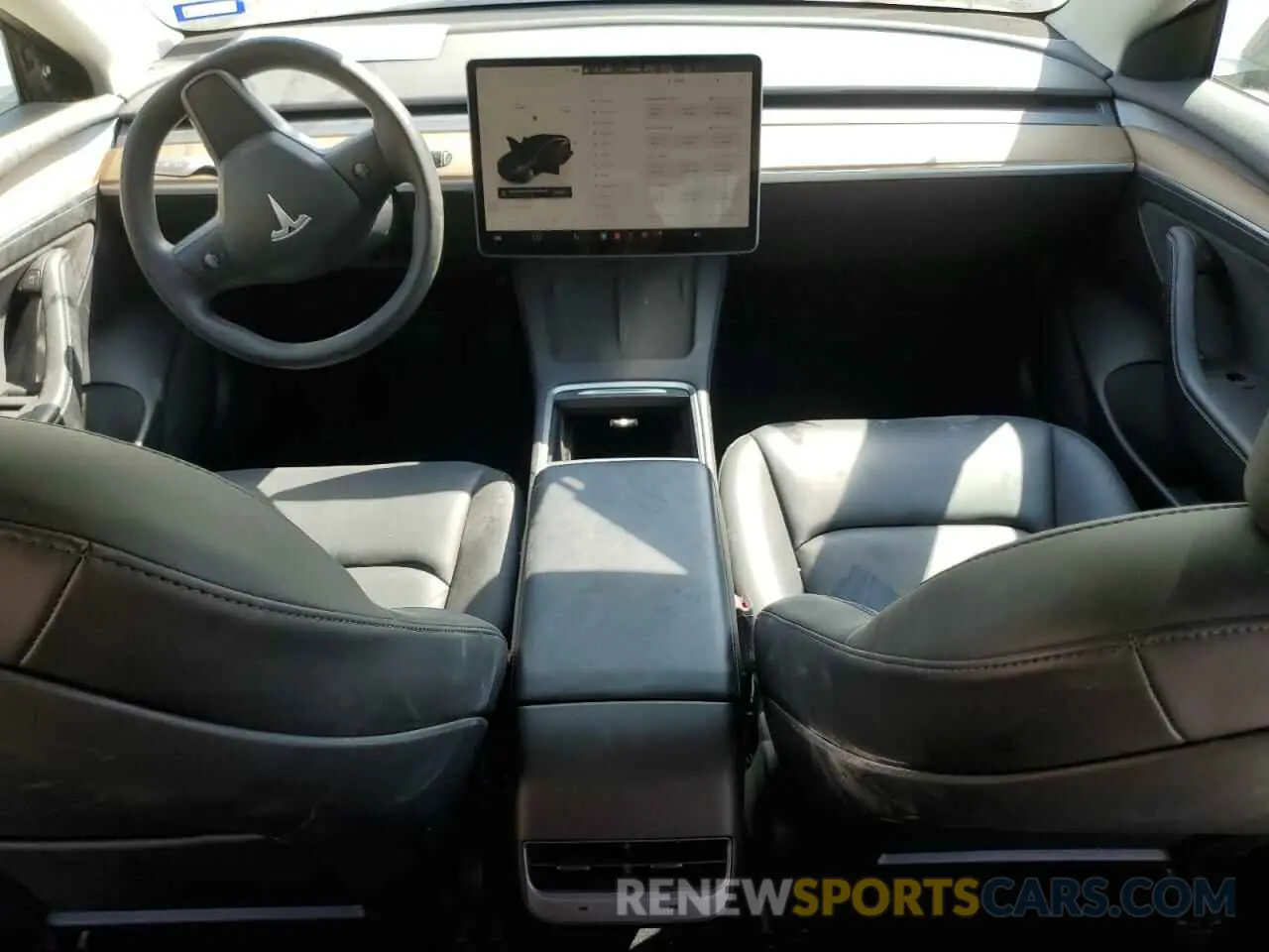 8 Photograph of a damaged car 5YJ3E1EB6NF262239 TESLA MODEL 3 2022