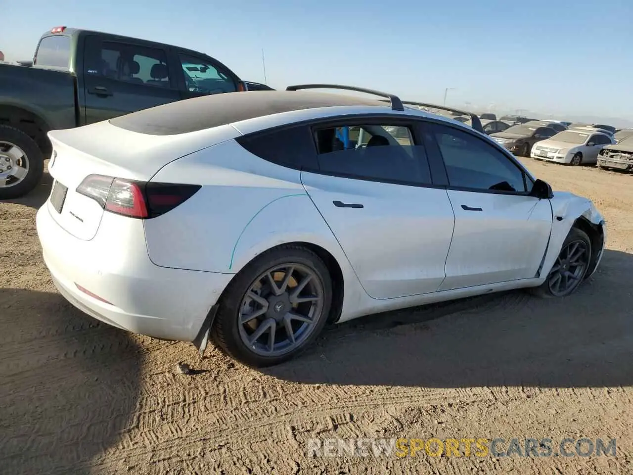 3 Фотография поврежденного автомобиля 5YJ3E1EB6NF341314 TESLA MODEL 3 2022