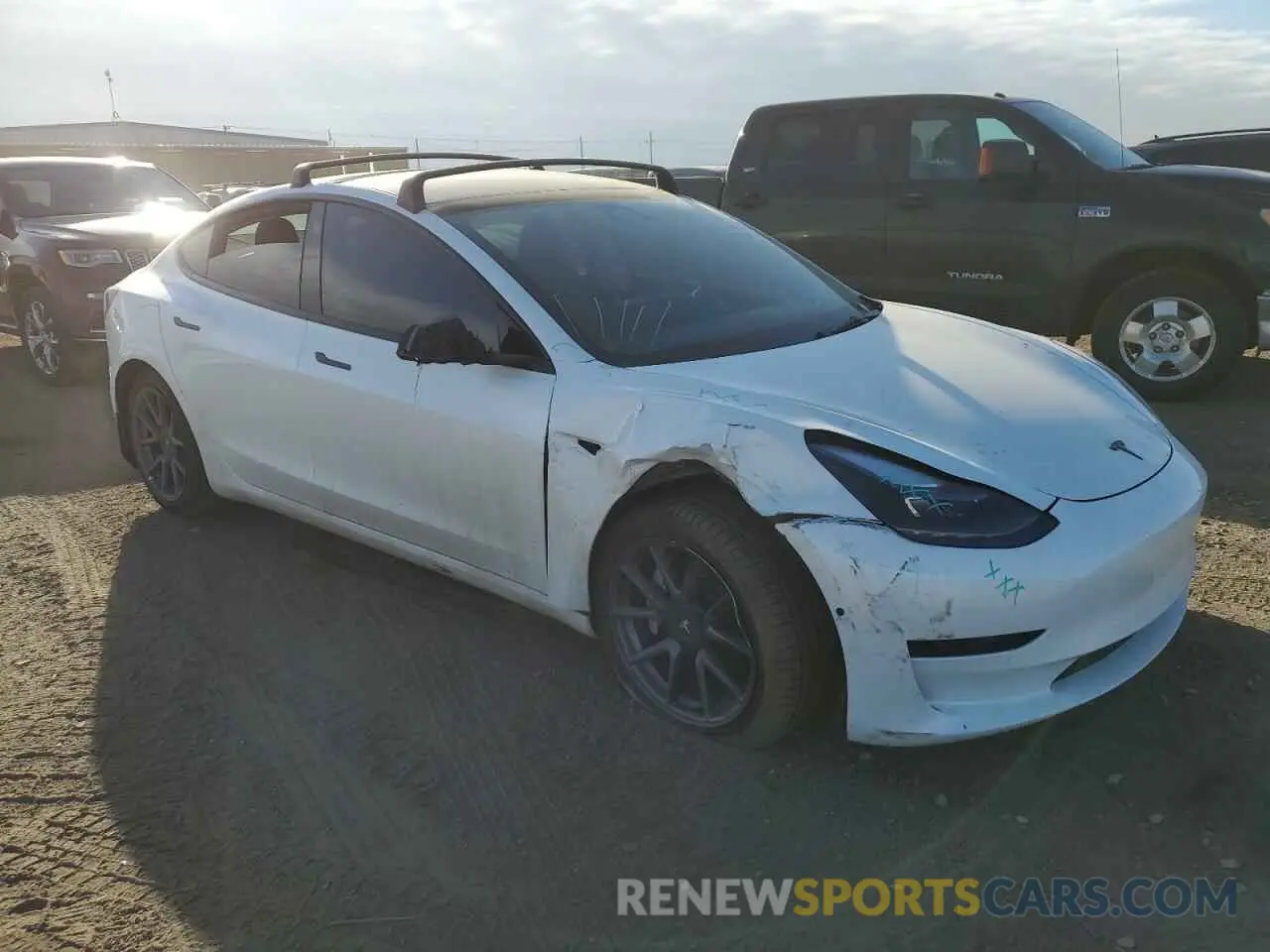 4 Фотография поврежденного автомобиля 5YJ3E1EB6NF341314 TESLA MODEL 3 2022