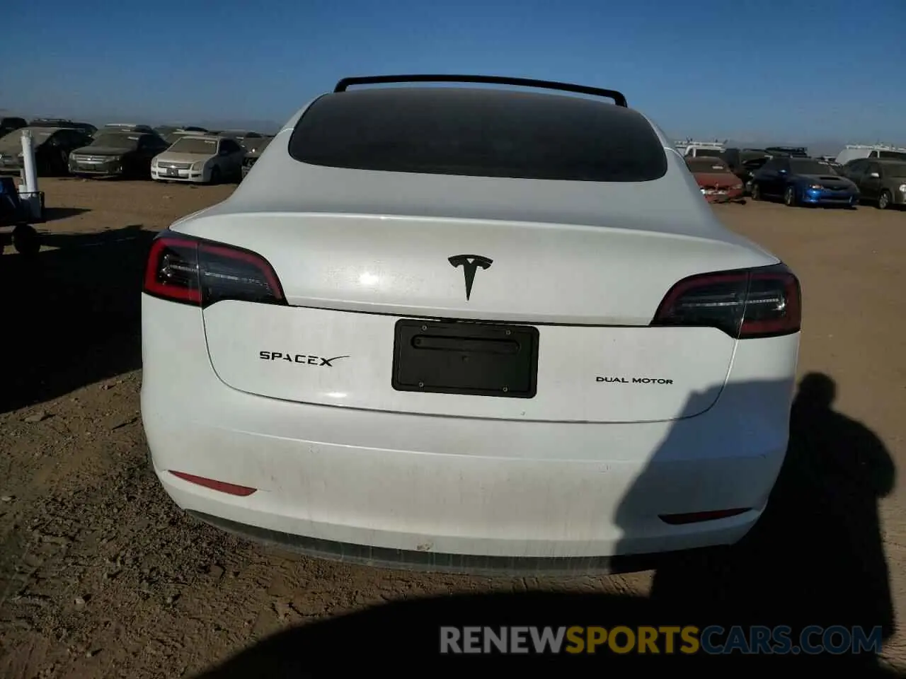 6 Фотография поврежденного автомобиля 5YJ3E1EB6NF341314 TESLA MODEL 3 2022