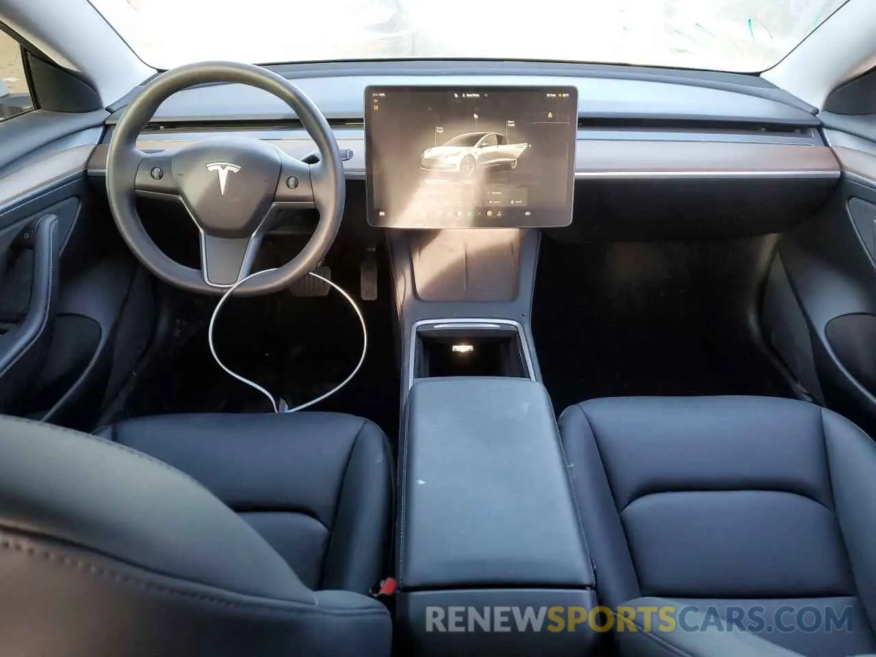8 Фотография поврежденного автомобиля 5YJ3E1EB6NF341314 TESLA MODEL 3 2022