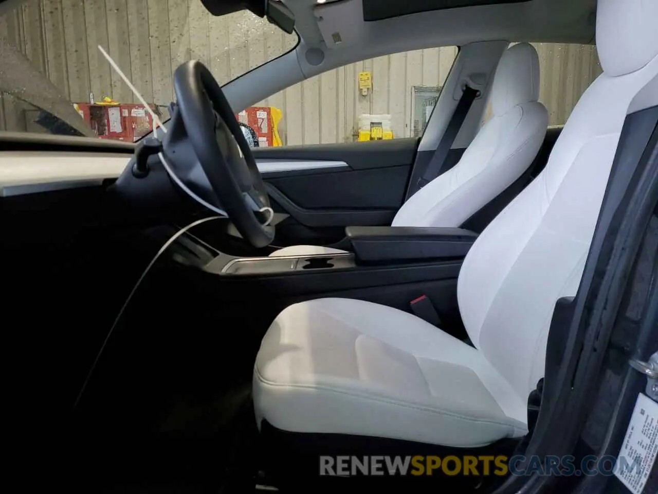 7 Photograph of a damaged car 5YJ3E1EB7NF102080 TESLA MODEL 3 2022