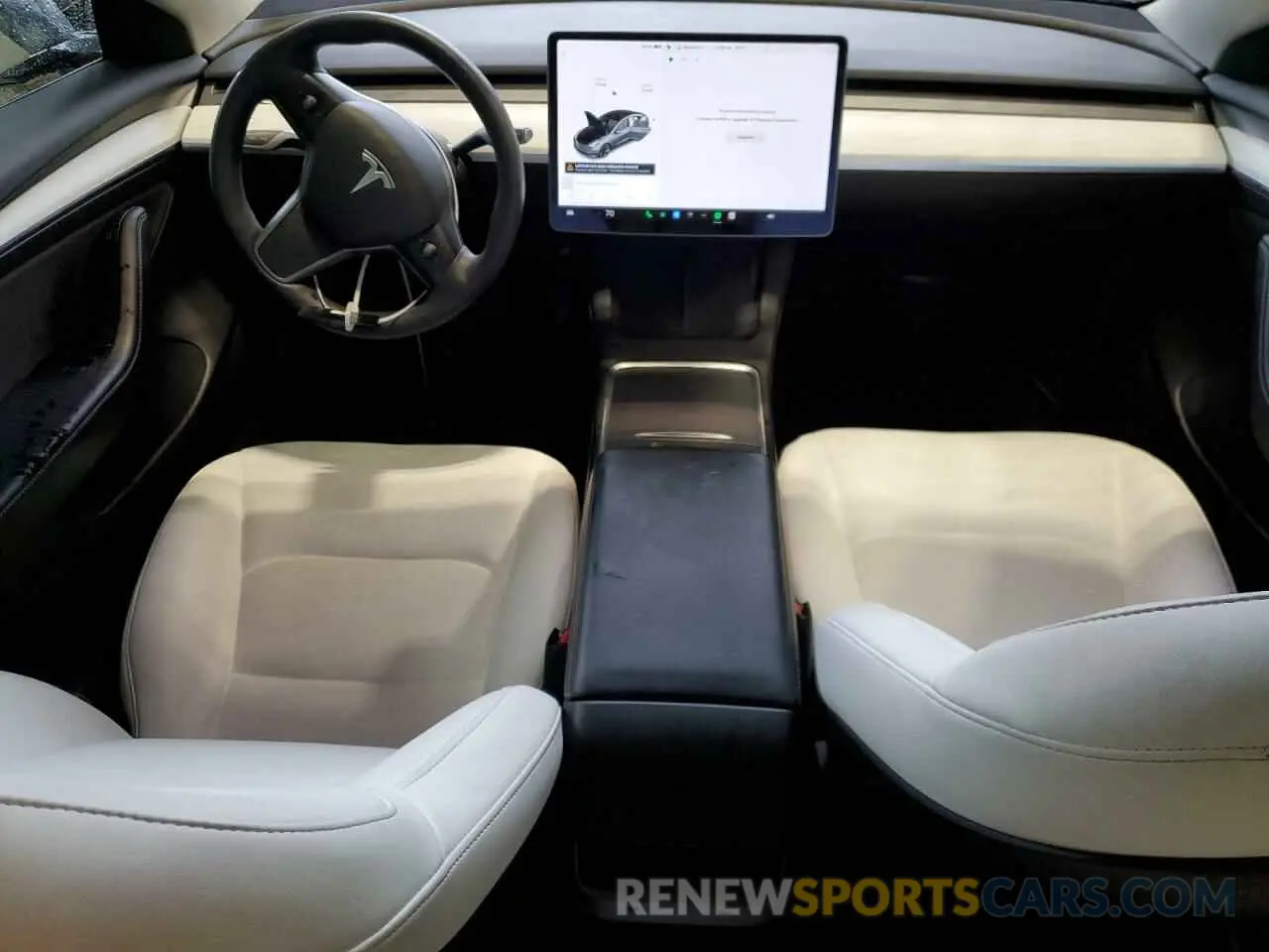 8 Photograph of a damaged car 5YJ3E1EB7NF102080 TESLA MODEL 3 2022