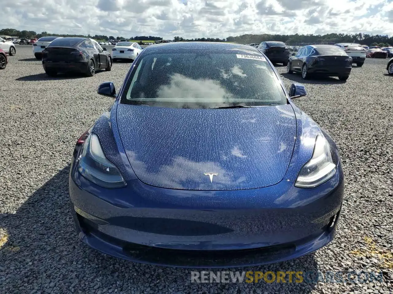 5 Фотография поврежденного автомобиля 5YJ3E1EB7NF103357 TESLA MODEL 3 2022