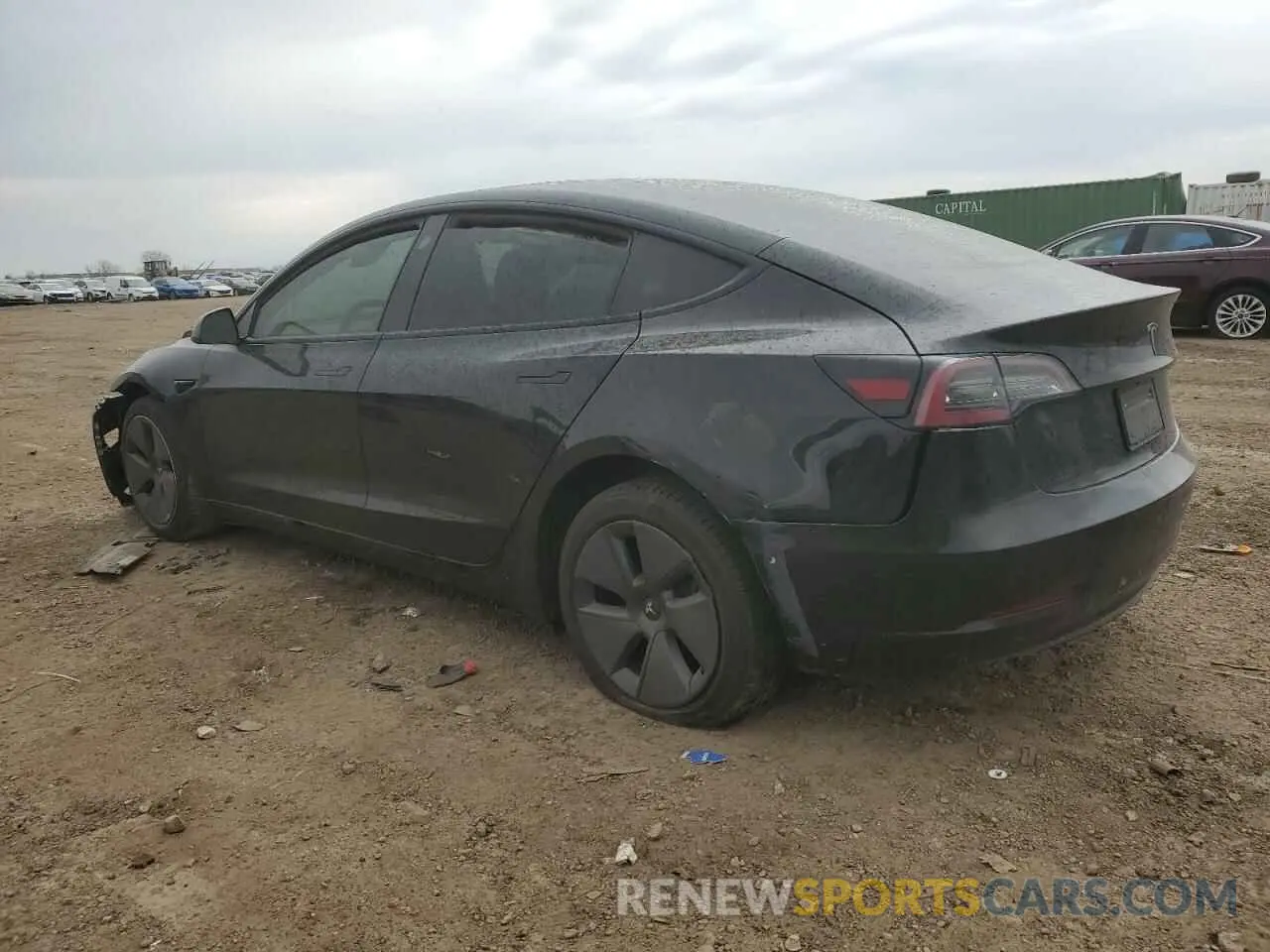 2 Фотография поврежденного автомобиля 5YJ3E1EB7NF110261 TESLA MODEL 3 2022