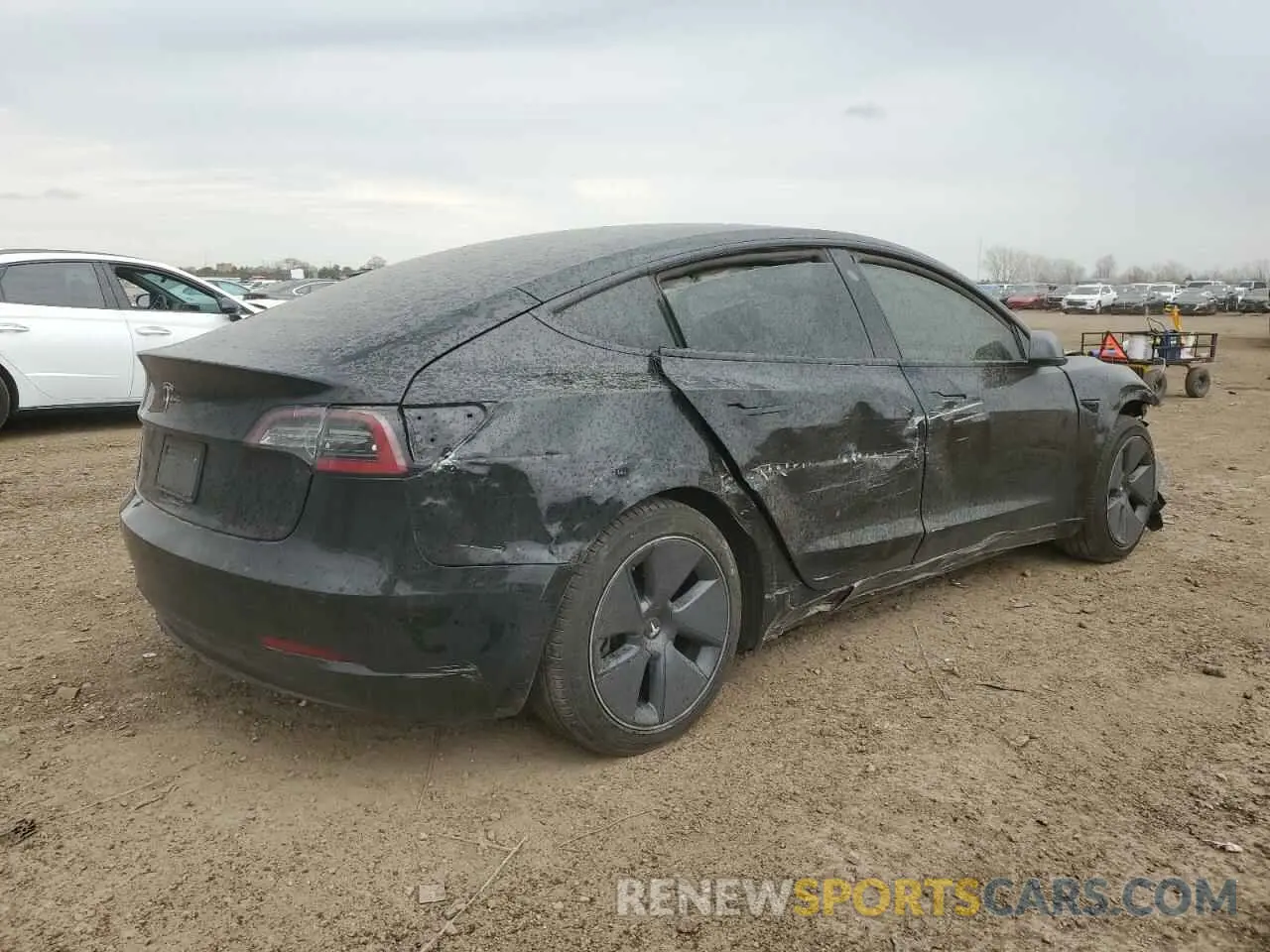 3 Фотография поврежденного автомобиля 5YJ3E1EB7NF110261 TESLA MODEL 3 2022