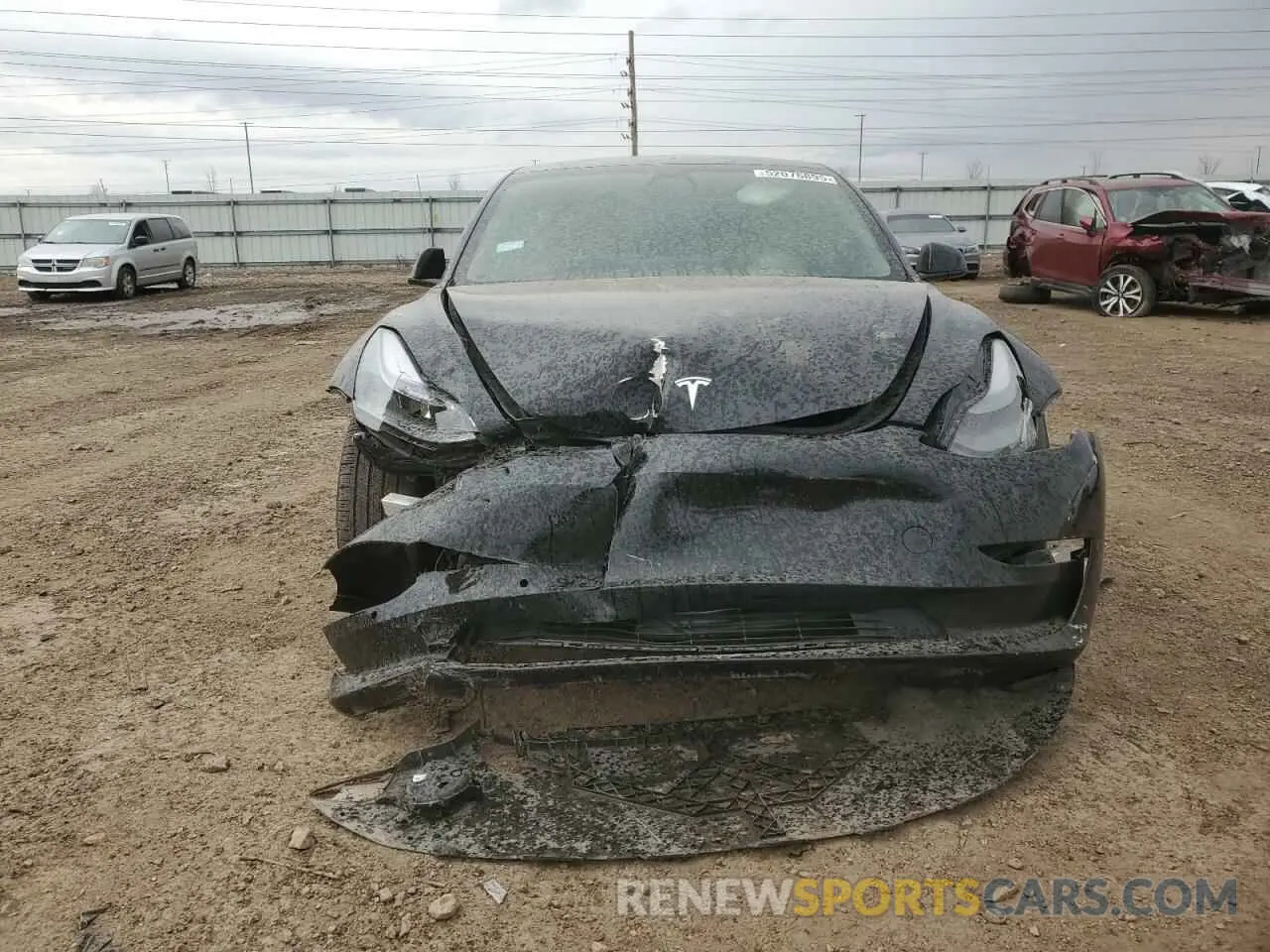 5 Фотография поврежденного автомобиля 5YJ3E1EB7NF110261 TESLA MODEL 3 2022