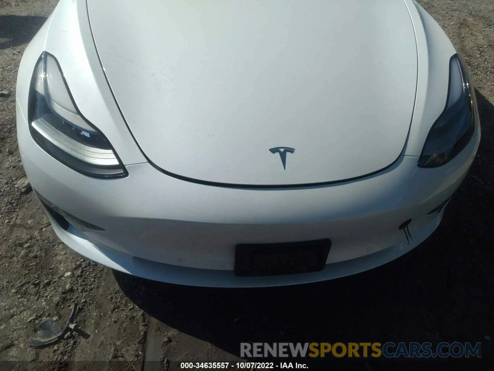 6 Photograph of a damaged car 5YJ3E1EB7NF111393 TESLA MODEL 3 2022
