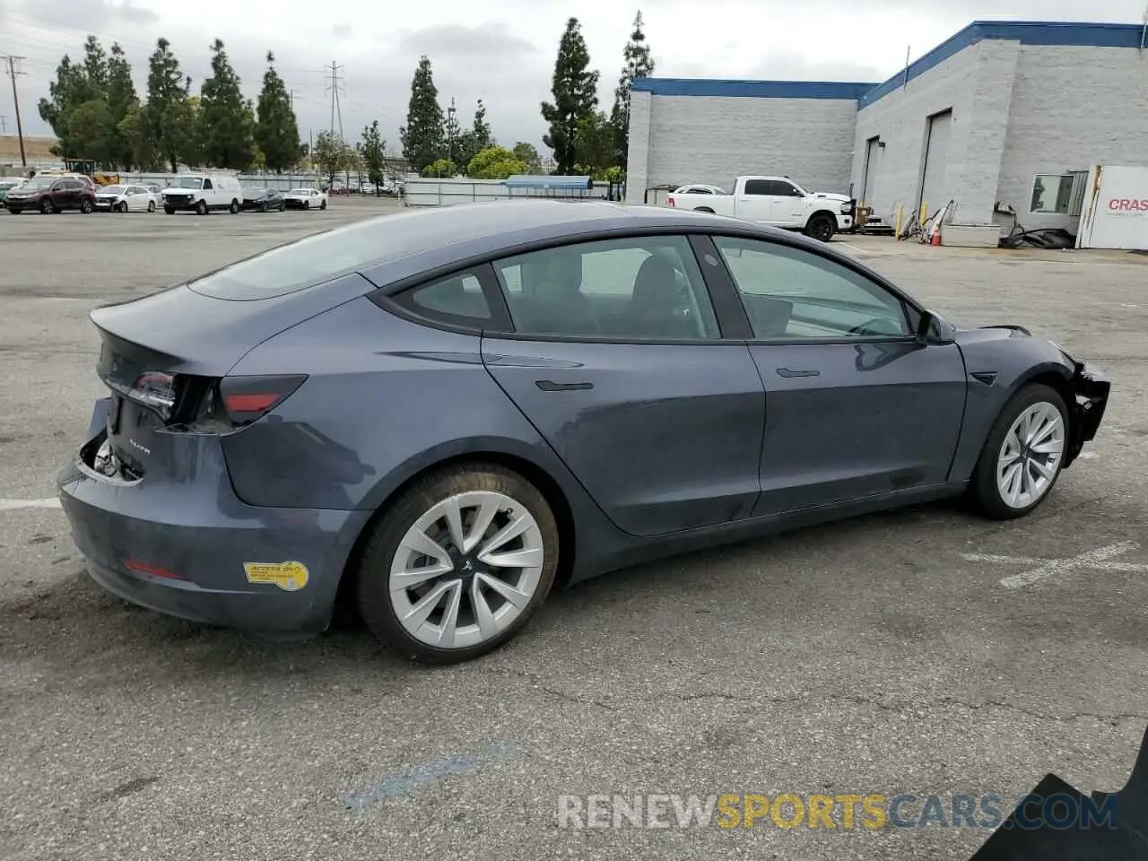3 Фотография поврежденного автомобиля 5YJ3E1EB7NF131613 TESLA MODEL 3 2022