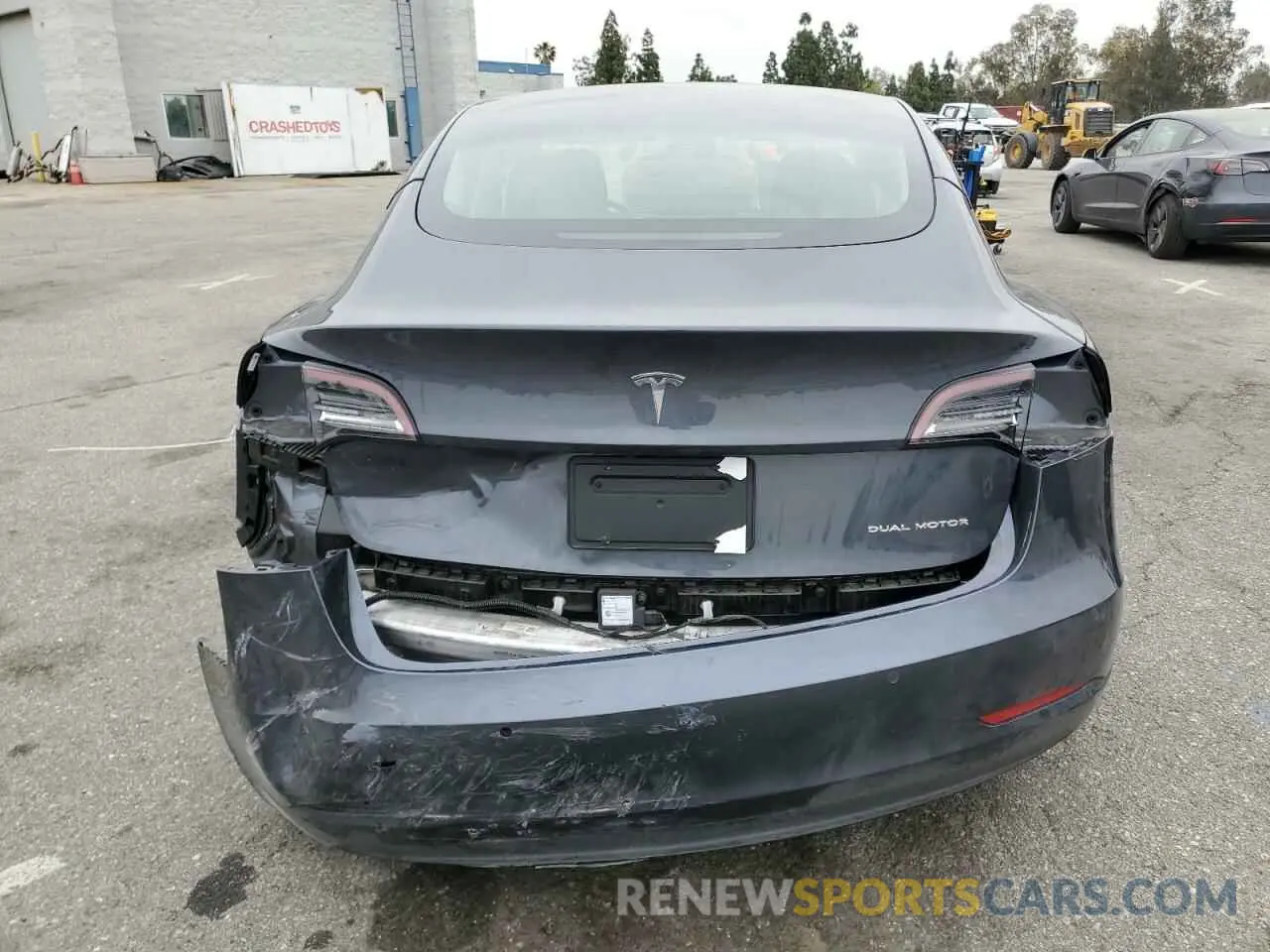 6 Фотография поврежденного автомобиля 5YJ3E1EB7NF131613 TESLA MODEL 3 2022