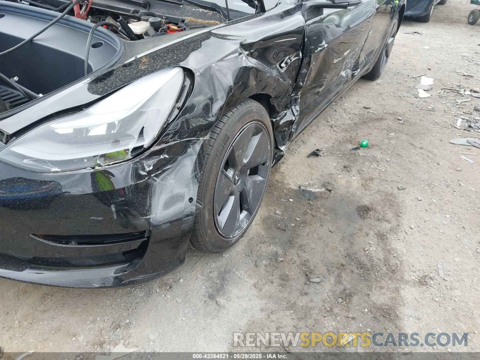 6 Photograph of a damaged car 5YJ3E1EB7NF165647 TESLA MODEL 3 2022