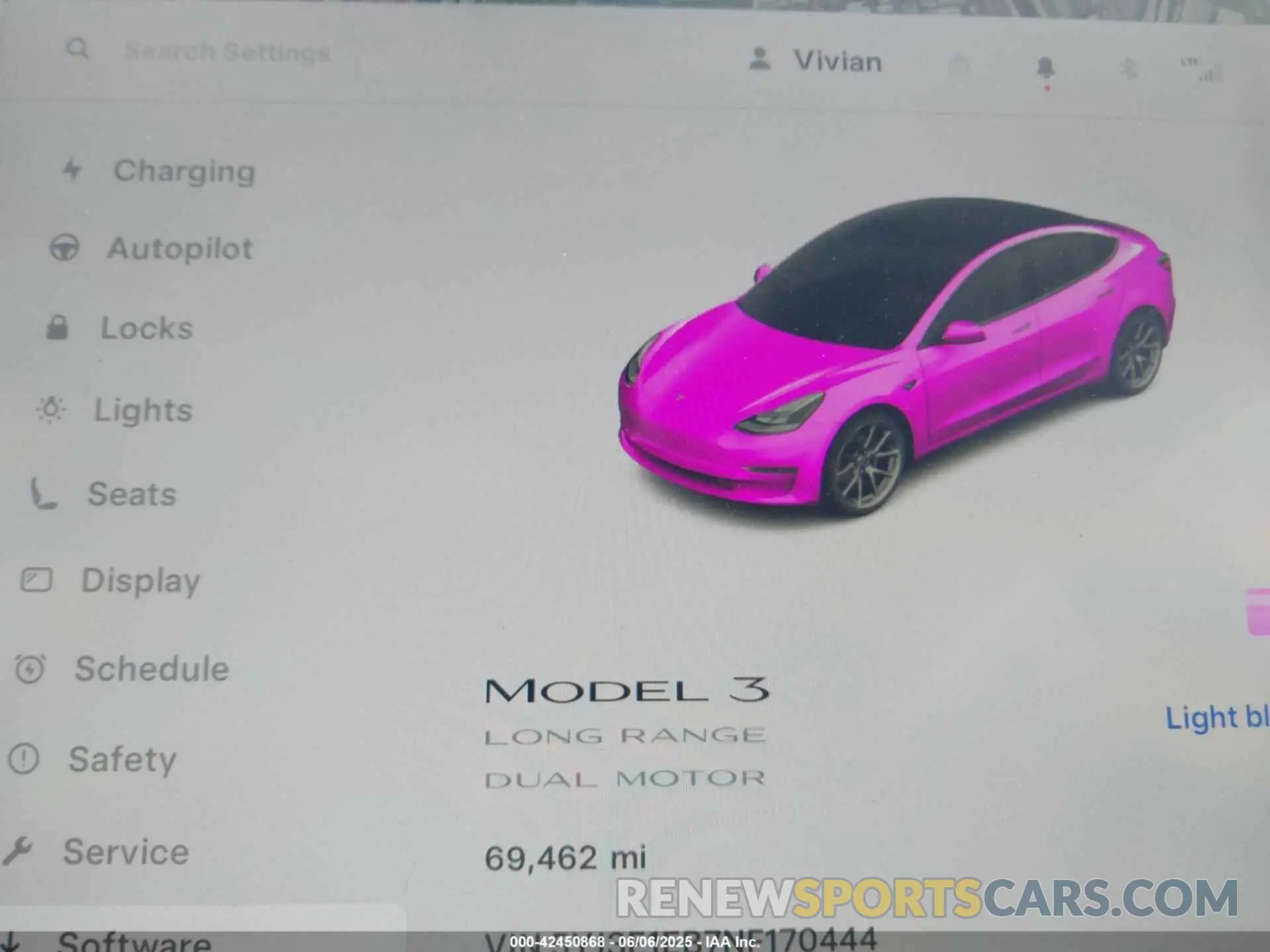 7 Photograph of a damaged car 5YJ3E1EB7NF170444 TESLA MODEL 3 2022