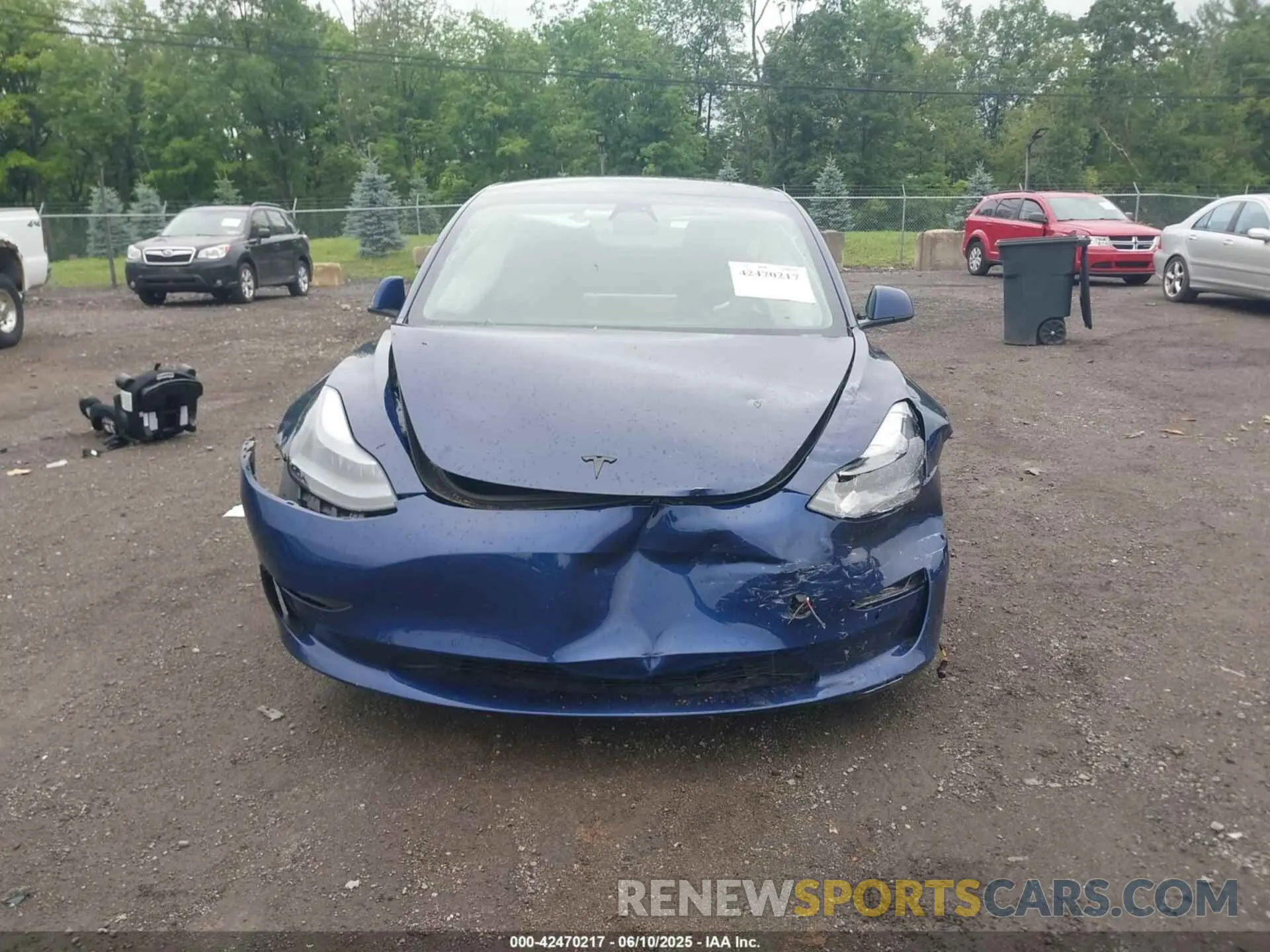 12 Фотография поврежденного автомобиля 5YJ3E1EB7NF171481 TESLA MODEL 3 2022