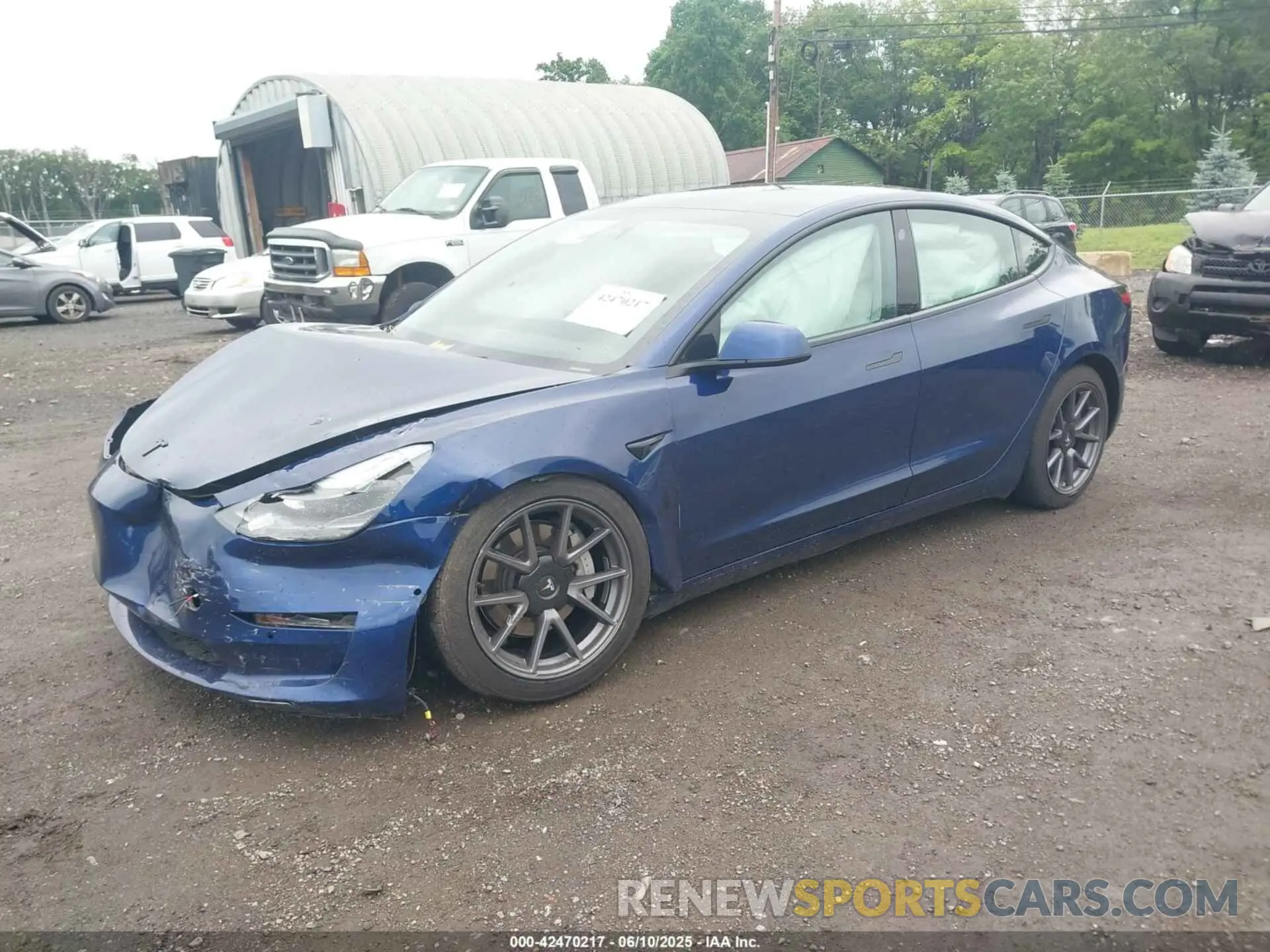 2 Фотография поврежденного автомобиля 5YJ3E1EB7NF171481 TESLA MODEL 3 2022