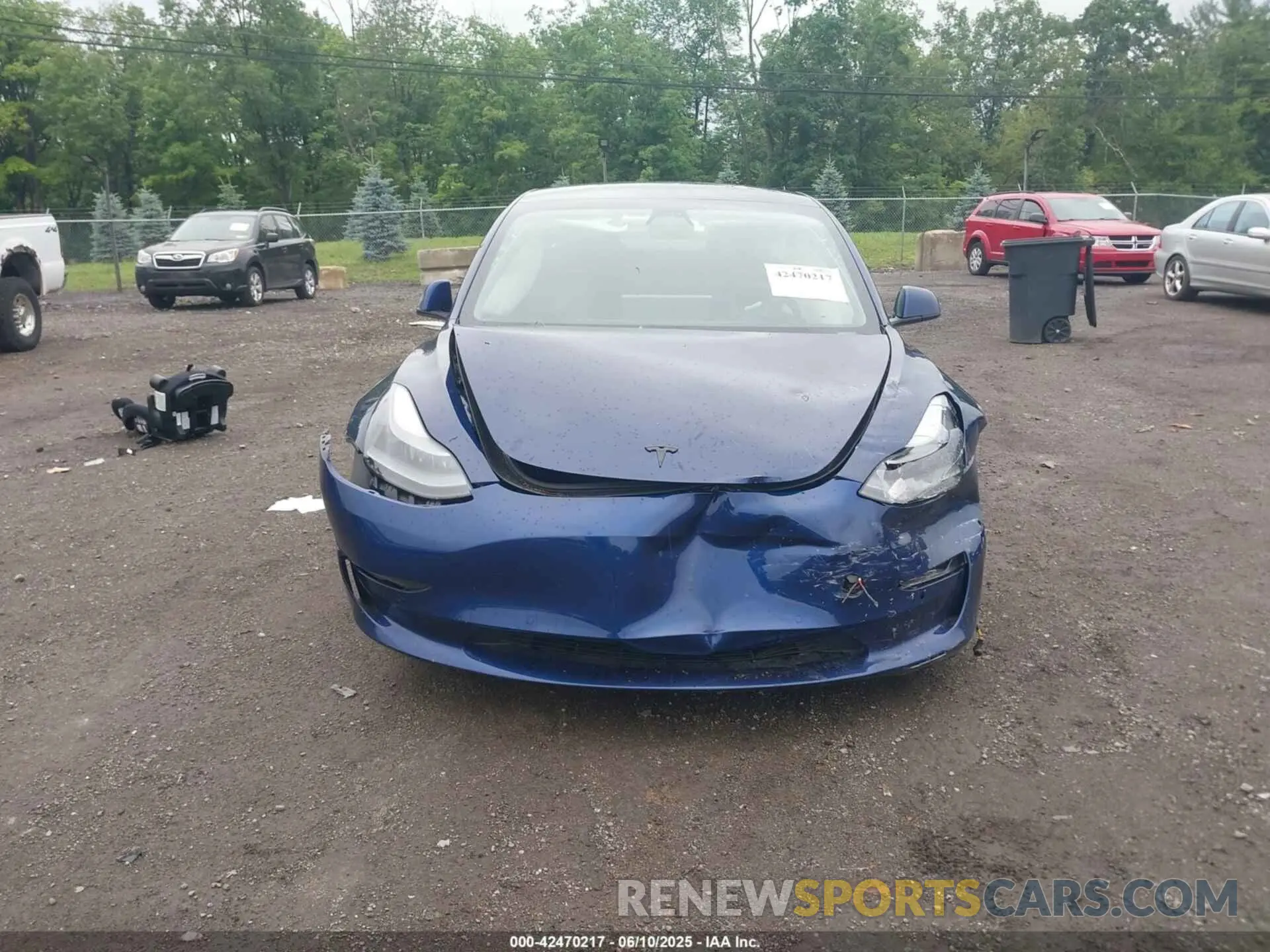 6 Фотография поврежденного автомобиля 5YJ3E1EB7NF171481 TESLA MODEL 3 2022