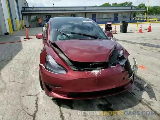 13 Photograph of a damaged car 5YJ3E1EB7NF175904 TESLA MODEL 3 2022