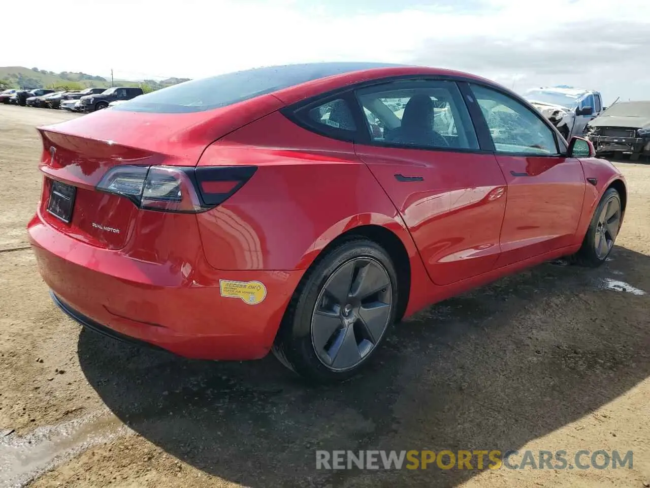 3 Фотография поврежденного автомобиля 5YJ3E1EB7NF176065 TESLA MODEL 3 2022