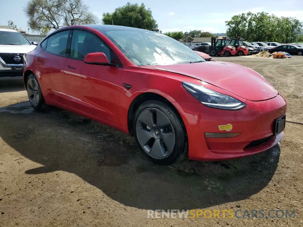 4 Фотография поврежденного автомобиля 5YJ3E1EB7NF176065 TESLA MODEL 3 2022