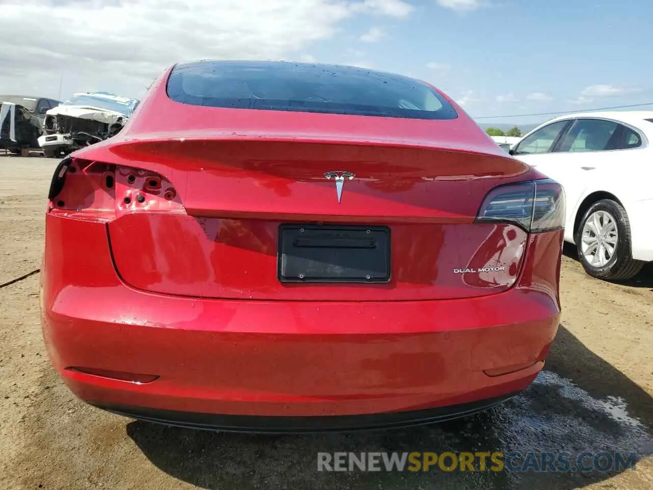6 Фотография поврежденного автомобиля 5YJ3E1EB7NF176065 TESLA MODEL 3 2022