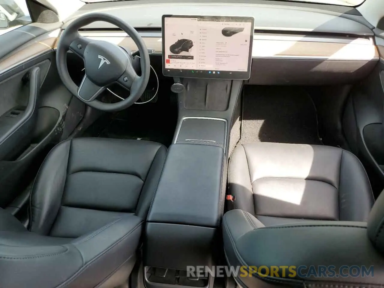 8 Photograph of a damaged car 5YJ3E1EB7NF177197 TESLA MODEL 3 2022